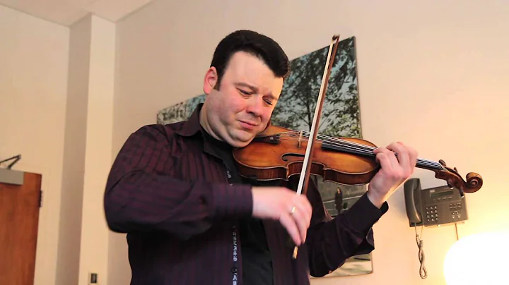 Vadim Gluzman performs an excerpt of Tchaikovsky's...