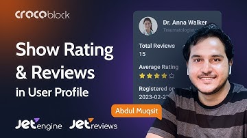 How to Show Rating and Reviews on User Profile Using WordPress Plugins | JetEngine & JetReviews