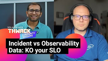 Incident vs Observability Data: KO your SLO
