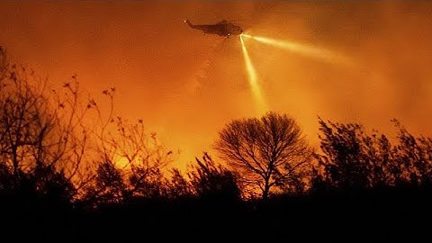 Nouvel incendie dans les alentours de Los Angeles, alors que des vents violents sont attendus
