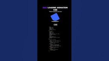 Box Loading Animation using CSS#html#css#shortsfeed#shorts