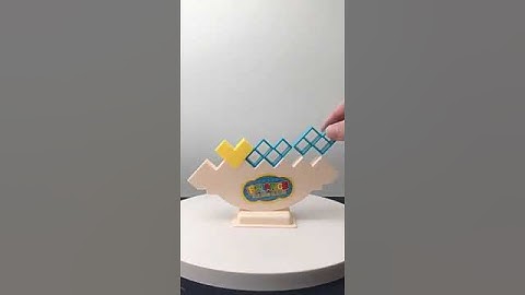 32PCS Tetra Tower Game,Balance Stacking Blocks Game Board Games For Kids And 2+