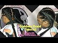 WANT TO LEARN HOW TO UNDERHAND BRAID? Two Under/Goddess Braids | X-96 Braiding Hair