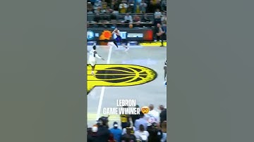 LEBRON JAMES WINS IT AT THE BUZZER‼️ Los Angeles Lakers #nba #lebronjames