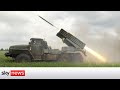 Ukraine War: The moment 40 rockets are launched on Russian targets