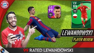Lewandowski 99 Rated  Review a deadly finisher  pes 2021 mobile