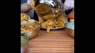 ASMR: EATING SPICY MUTTON FAT CURRY🔥 BASMATI RICE || #shorts #mukbangn#asmreating #mukbangasmr #asmr