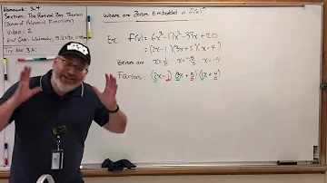 HW 3.4 Rational Zero Theorem (2) – Where are Zeroes Embedded in f(x)? (continued)