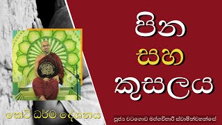 පින සහ කුසලය කියන්නේ කුමක්ද ?  | පූජ්‍ය වටගොඩ මග්ගවිහාරී ස්වාමින්වහන්සේ #පිනසහකුසලය #පිනසහකුසලයයනු