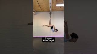 How to do the pole move Fallen Angel// Pole Dance Tutorial// pole invert #polefitness #poledance