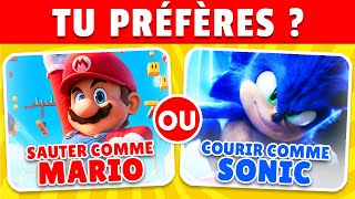 Tu préfères ? Mario Vs Sonic