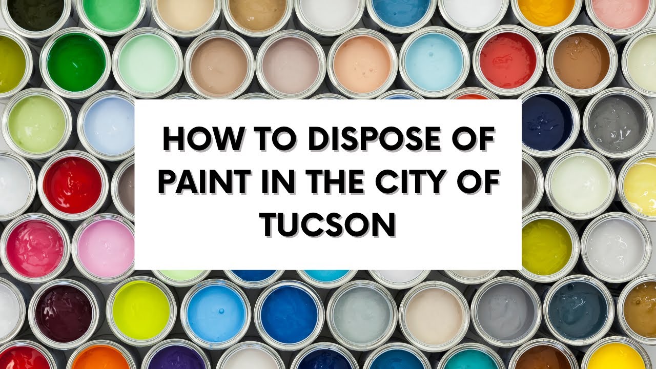 How to Dispose of Paint the Right Way