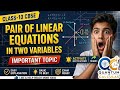 Class 10 CBSE Pair of Linear Equations in 2 Variable Ex-3(A) R.S Aggarwal