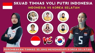 TERBARU - DAFTAR PEMAIN TIMNAS VOLI PUTRI INDONESIA - INDONESIA VS KOREA SELATAN VOLI