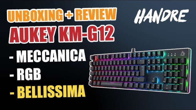 Aukey KM-G12 : Test & Avis du clavier gamer