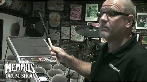 Roland SPD-S demo by Texas Tim Root at Memphis Drum Shop