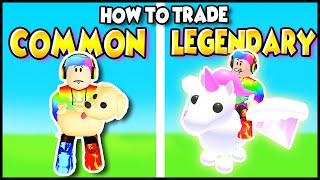 How To Trade COMMON to LEGENDARY in Adopt Me in 10 MINUTES!! Prezley Adopt Me Roblox