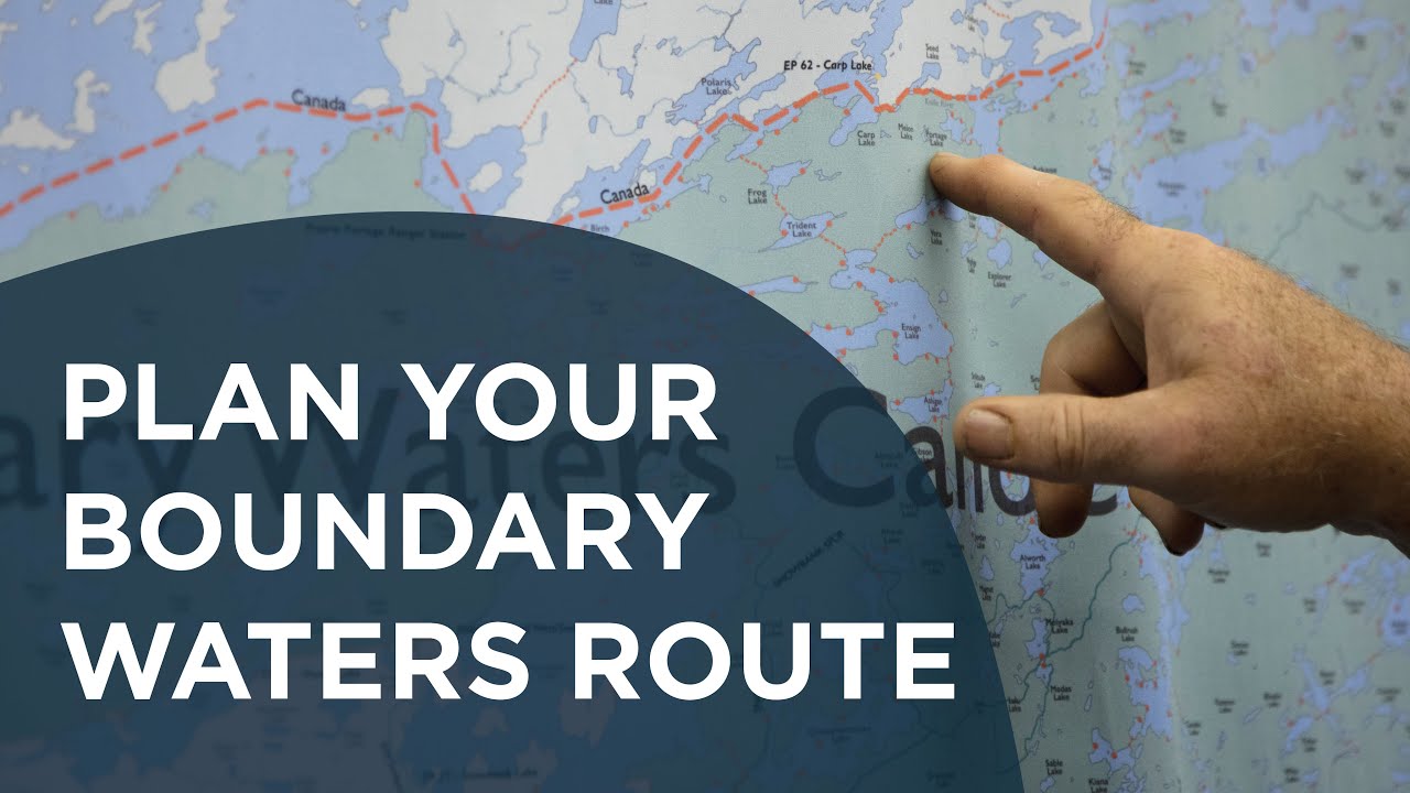 Planning a Boundary Waters Route with Paddle Planner YouTube