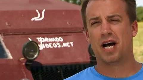 Dominator 1 gets caught slipping on the road during a tornado