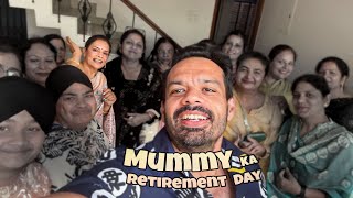 My Mom&#39;s Retirement Day | Kanpur Vlog