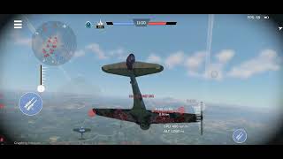 Ki-43 III Otsu Oscar vs everything. Full match.  War Thunder Mobile