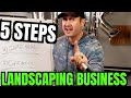 5 Steps Before You Start a Landscaping Business // It's Not Insurance or a Business Degree