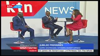 Jaoko Oburu-Chair NASA Young Turks and Jessy Oduor-Advocate speaking about the party primaries pt 1