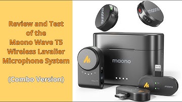 Maono Wave T5 draadloze lavaliermicrofoon review en test