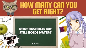 RIDDLE QUIZ | Crack These 5 Riddles and Prove You