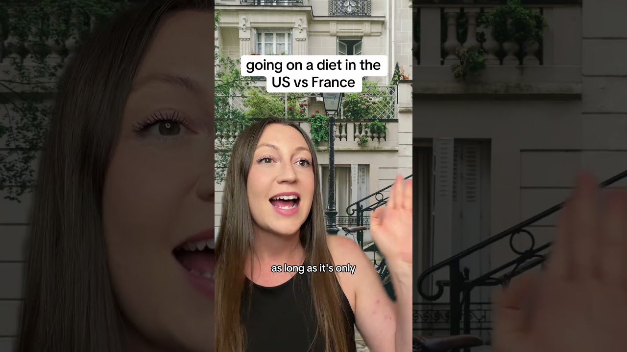going on a diet in the US vs France #france #usa #american #cultureshock #diet #healthy #food
