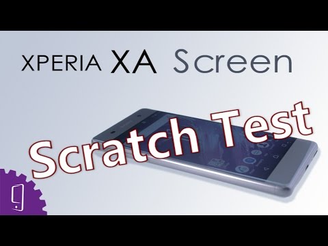 Sony Xperia XA LCD Screen Scratch Test