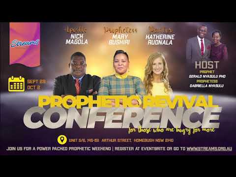 Welcome to APAC Prophetic Revival Conference - Prophet Gerald Nyasulu, Ph.D.