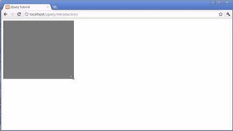jQuery Tutorial - 150 - Resizable
