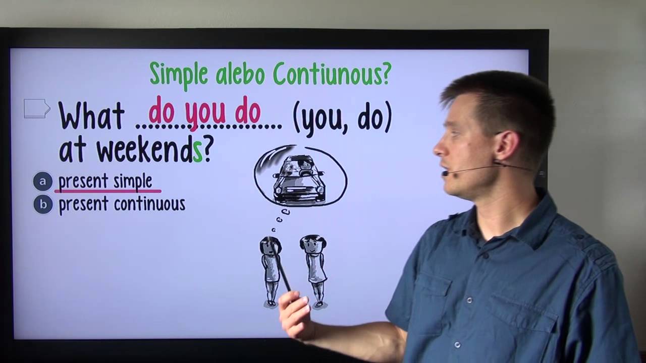 Present Simple vs. Present Continuous 03: Hlavný rozdiel 2 - YouTube