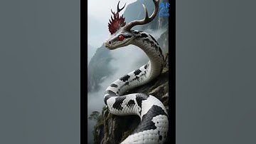 Huge python snake lurks in the Amazon jungle #snake #aivideo #foryou #trending