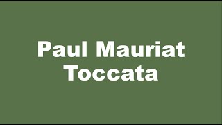Paul-Mauriat-Toccata Музыка Для Души- Поль-Мориа-Токката
