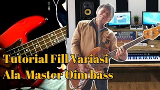 Tutorial Fill Variasi bass dangdut, gampang tapi bikin musik enak,Minor #1