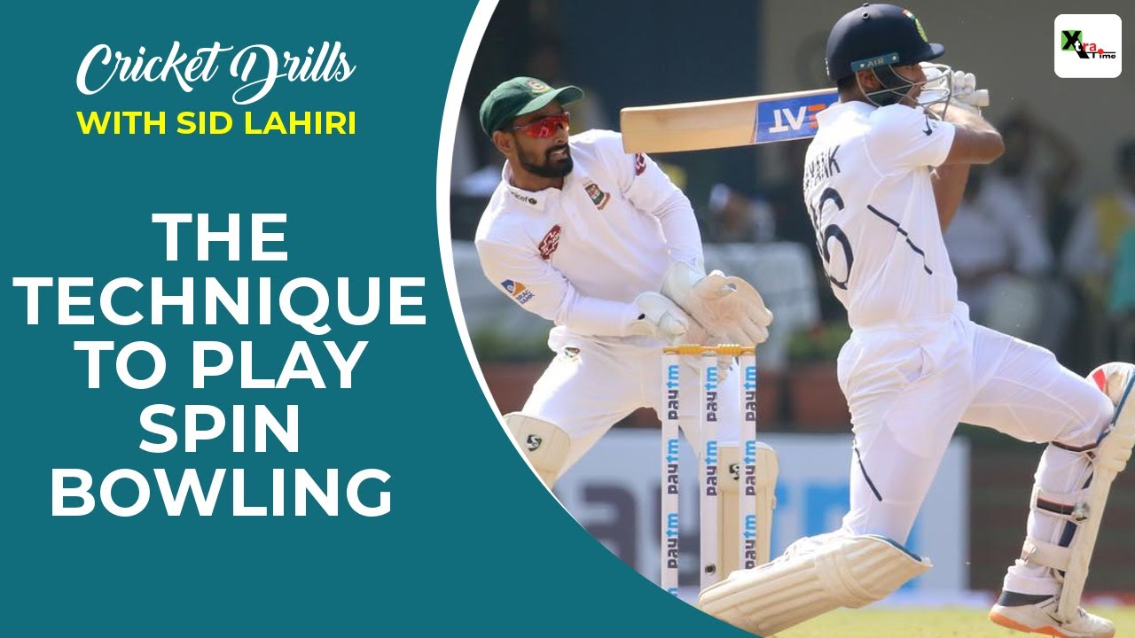 Cricket Drills The technique to play spin bowling YouTube