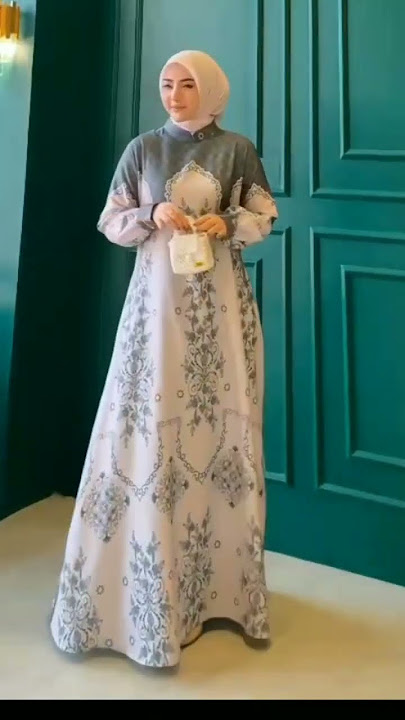 Mode Gamis Dres Motif Terbaru Cantik Elegant. alicia. 305 k