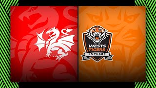 St. George Illawarra Dragons vs. Wests Tigers - Match Highlights