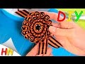 Праздничная зефирка "Канзаши" к 9 Мая. Канзаши Мастер-класс. Kanzashi DIY.