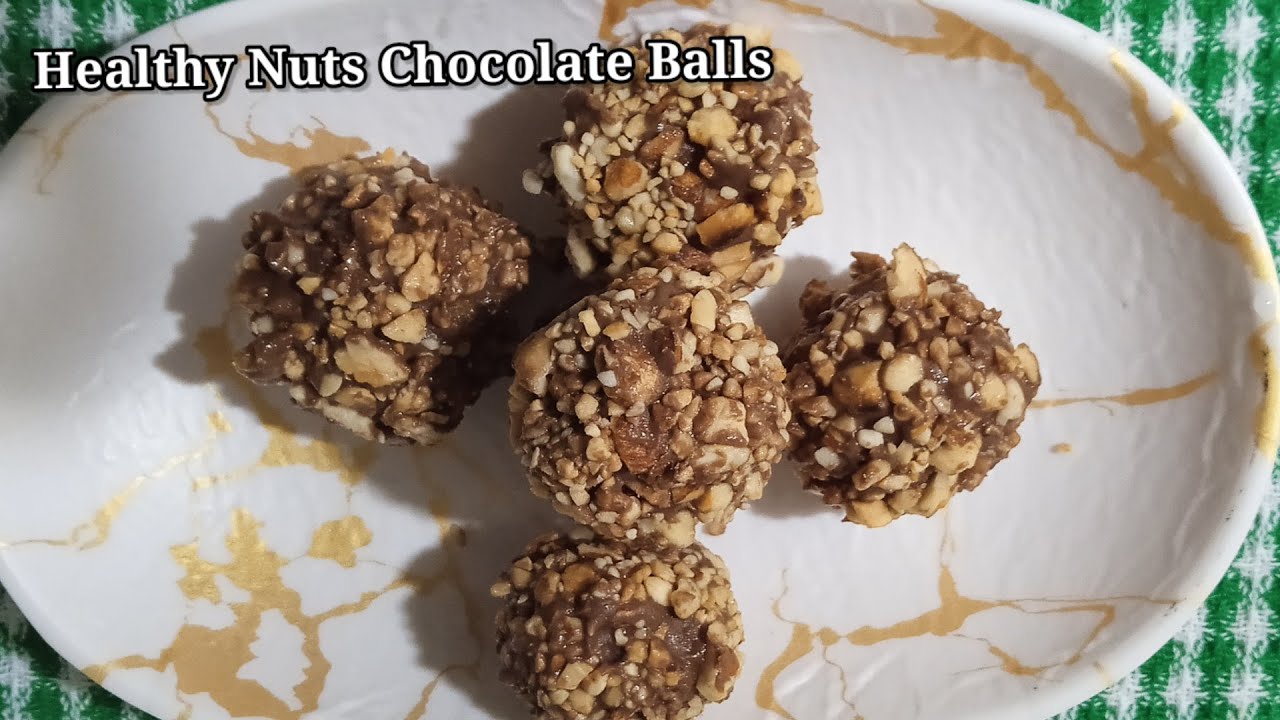Healthy Nuts Chocolate BallsChocolate BallsNutty Chocolate Balls