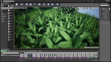 Dynamic Foliage Plants - Full Interactive System - Unreal Engine 4 - Uncharted Style