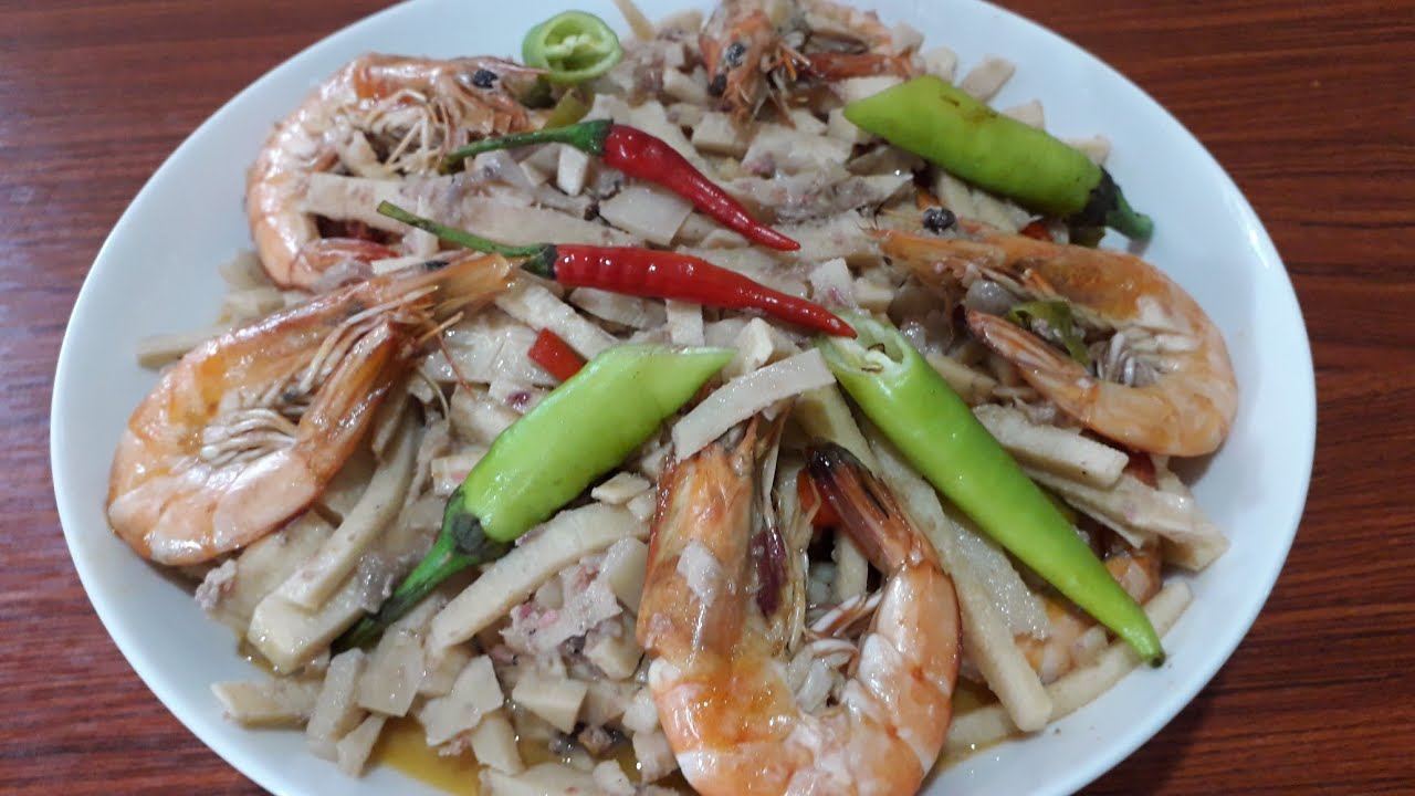 How to cook GINATAANG LABONG W/ SHRIMP - YouTube