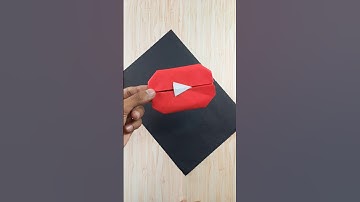 Easy YouTube Paper Play Button #shorts