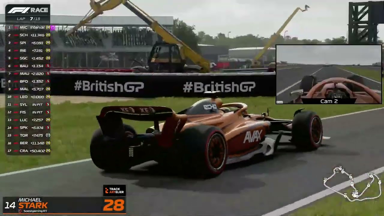 SOESTGAMING RACING LEAGUE  Pre Saison 1, Silverstone das Rennen, powered by Trackartelier