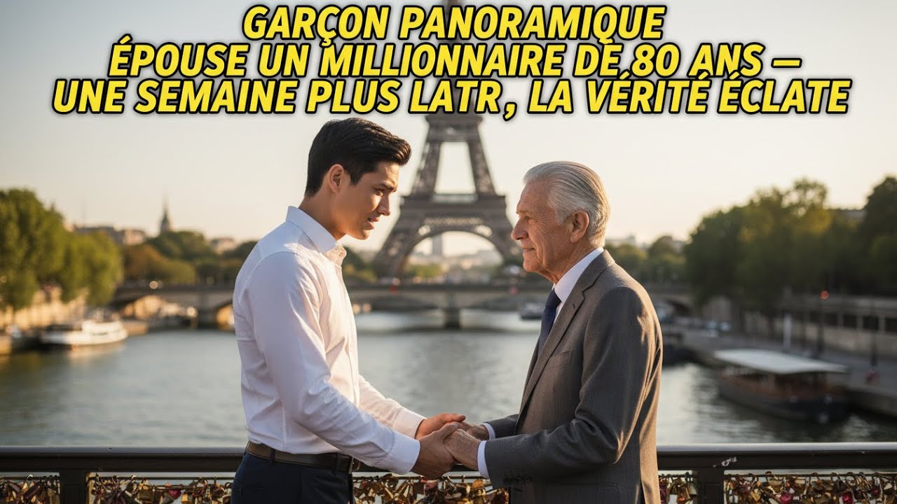 SERVEUR SANS LE SOU ÉPOUSE UN MILLIONNAIRE DE 80 ANS — UNE SEMAINE PLUS TARD, LA VÉRITÉ CHOQUE