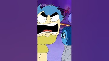 Joy finally snaps at sadness #insideout#insideout2#joy#sadness