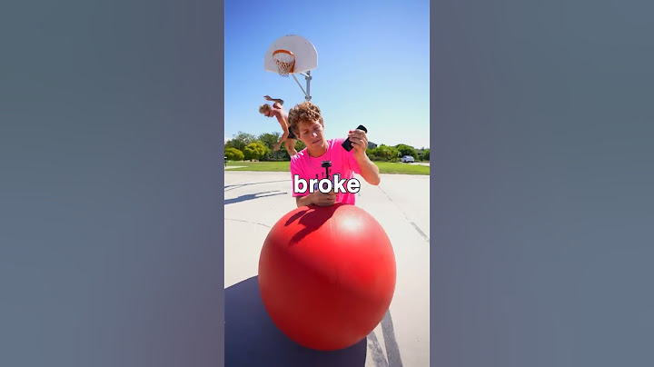 How Many Pumps Does It Take For A Yoga Ball To EXPLODE?