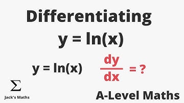 Finding the Derivative of ln(x) | A-Level Maths